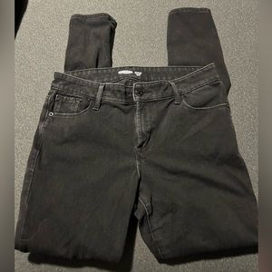 Old Navy Black Rockstar 24/7 Jeans, Size 10